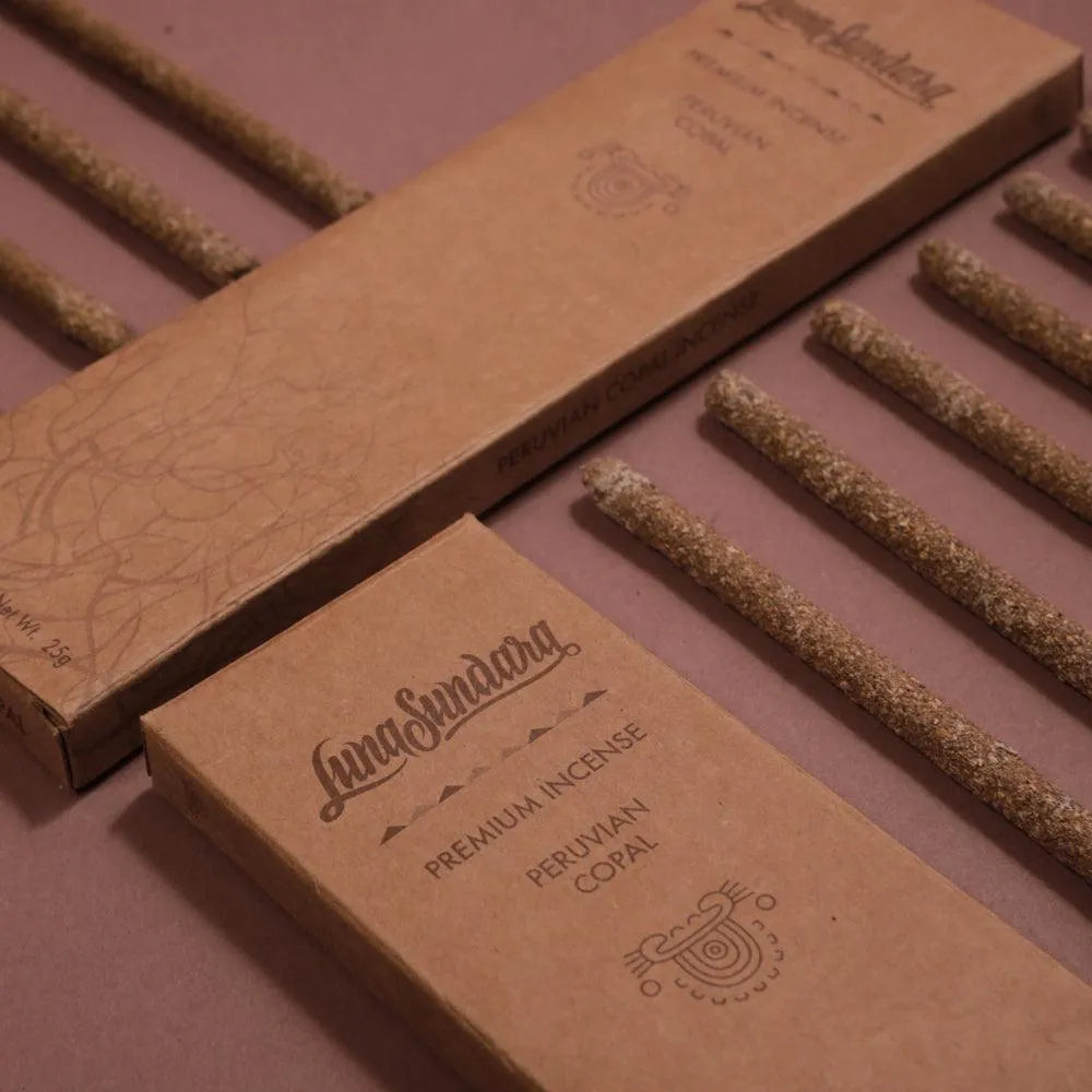 grey-copal-hand-rolled-incense-sticks-from-100percent-wild-peruvian-copal-luna-sundara-2 - Luna Sundara