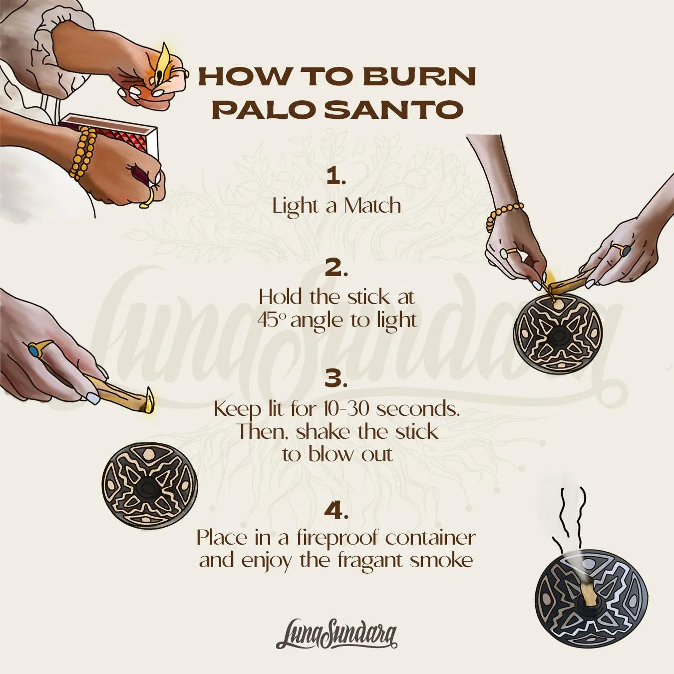 palo-santo-smudging-sticks-premium-100-grams-approximately-15-20-sticks-luna-sundara-3 - Luna Sundara